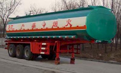 Huachang brand automobiles QDJ9405GHY Chemical liquid transportation semi-trailer