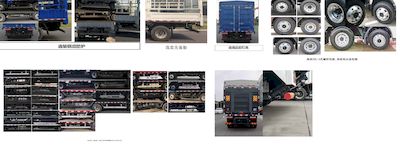 Jianghuai brand automobiles HFC5043CCYP31K6C7S Grate type transport vehicle