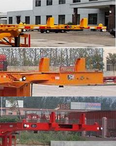 Lu Lu Tong  WSF9351TWY Transport semi-trailer of dangerous goods tank frame