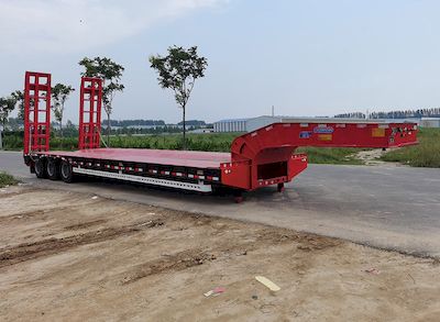 Zhifei  TMA9401TDP Low flatbed semi-trailer