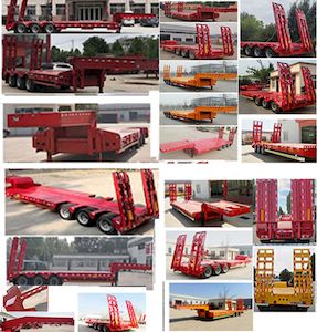 Zhifei  TMA9401TDP Low flatbed semi-trailer