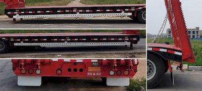 Zhifei  TMA9401TDP Low flatbed semi-trailer