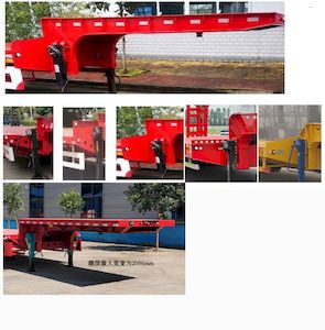 Zhifei  TMA9401TDP Low flatbed semi-trailer