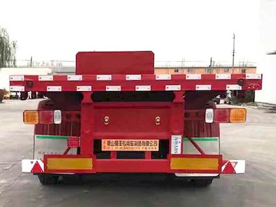 Junwang  WJM9406TPB Flat semi-trailer