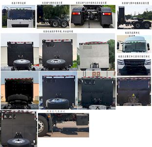 Remote license plate car HN4250N41C6BEVY Battery swappable pure electric semi-trailer tractor