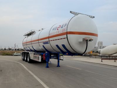 Tonghua  THT9408GRYE Flammable liquid tank transport semi-trailer