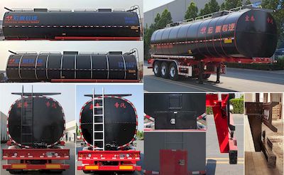 Zhengkang Hongtai brand automobiles HHT9405GRH Lubricating oil tank transport semi-trailer