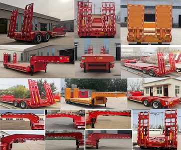 Liangshan Bingyu  TYL9400TDPXZ Low flatbed semi-trailer