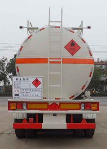 Zhongqi Liwei brand automobiles HLW9400GRYA Flammable liquid tank transport semi-trailer