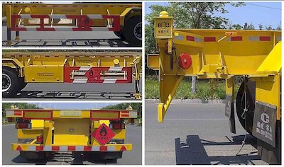 Changchunyu Chuangbai Automobile FCC9401TWY Transport semi-trailer of dangerous goods tank frame