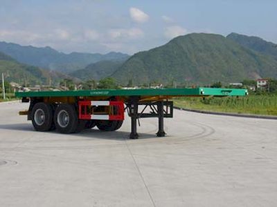 Nanming  LSY9294TJZP Flat container transport semi-trailer