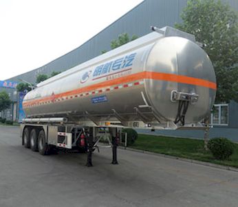 Minghang  ZPS9409GRYA Aluminum alloy flammable liquid tank transport semi-trailer