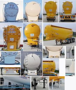 Xinjinjun  ZTV9403GFL Medium density powder material transportation semi-trailer