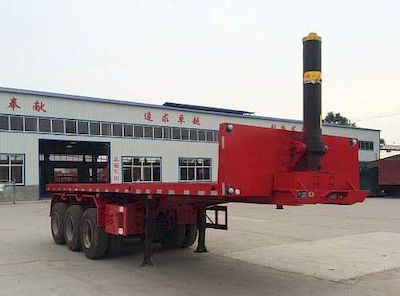 Jin Junwei HJF9400ZZXPFlat dump semi-trailer