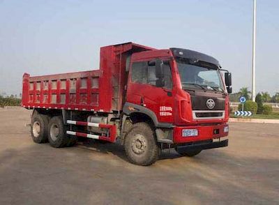 Jiefang Automobile CA3251P2K2L5T1E4A80 Flat head diesel dump truck