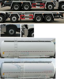 Chusheng  CSC5317GFLZ6 Low density powder material transport vehicle