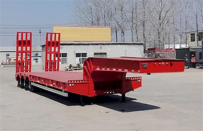 Yixiangtong  QAT9384TDP Low flatbed semi-trailer