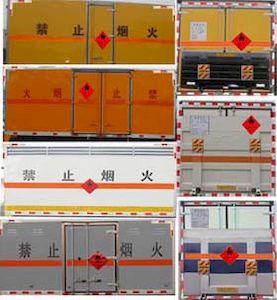 Cheng Liwei  CLW5040XRQD5 Flammable gas box transport vehicle