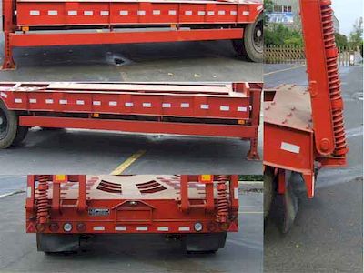 Huilian Automobile HLC9360TDP Low flatbed semi-trailer