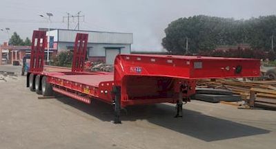 Hualiang Tianhong  LJN9380TDP Low flatbed semi-trailer