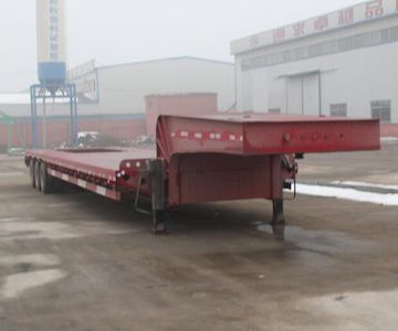 Hualiang Tianhong  LJN9380TDP Low flatbed semi-trailer