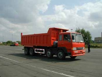 Jiefang Automobile CA3308P1K2T41 8 × 4 flat head diesel dump truck