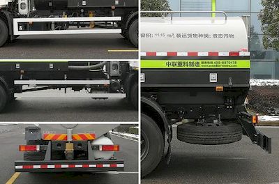 Zhonglian Automobile ZBH5180GXEDFE6 Septic suction truck