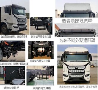 Yutong  ZKH4250P4BEV2YX Pure electric semi-trailer tractor