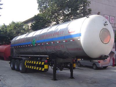 Jiuyuan  KP9403GDYCA Low temperature liquid transport semi-trailer