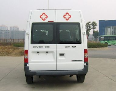 Jiangling Quanshun brand automobiles JX5038XJHMB ambulance