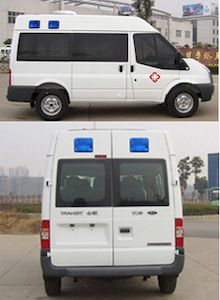 Jiangling Quanshun brand automobiles JX5038XJHMB ambulance