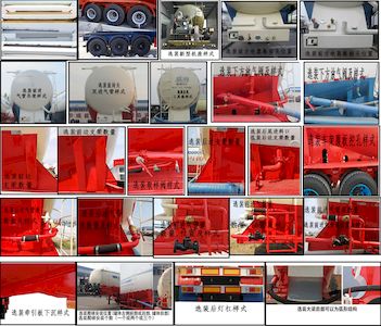 Shengrun  SKW9402GFLD Low density powder material transportation semi-trailer