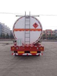 Huachang brand automobiles QDJ9400GRYA Flammable liquid tank transport semi-trailer