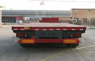 Jirui brand automobiles LJY9400TDP Low flatbed semi-trailer