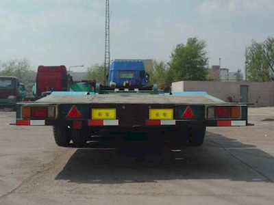 Chunyun  CAS9350TDP Low flatbed semi-trailer