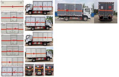 Dali  DLQ5090XRQEQ6 Flammable gas box transport vehicle