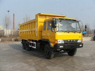 Jiefang Automobile CA3208P1K2T1 Flat head diesel dump truck