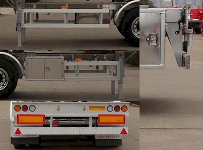 Kaile  AKL9406GYSA Aluminum alloy liquid food transportation semi-trailer