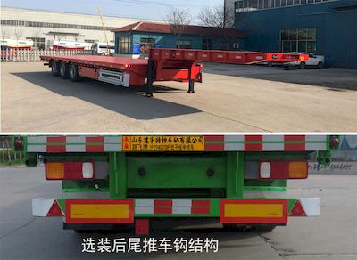 Luffy YFZ9400TDP Low flatbed semi-trailer