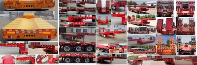 Tongyue  XXF9401TDP Low flatbed semi-trailer