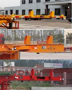 Gudemei  GDM9350TWY Transport semi-trailer of dangerous goods tank frame