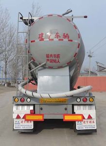 Zhongyun  YFZ9409GFLZY Medium density powder material transportation semi-trailer