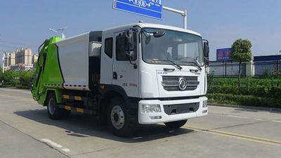 Huatong brand automobiles HCQ5188ZYSEQ6 Compressed garbage truck