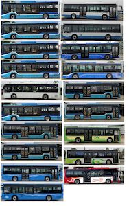 Chinese license plate cars TEG6105BEV22 Pure electric city buses