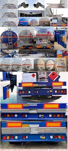 Ruijiang  WL9404GRYS04 Aluminum alloy flammable liquid tank transport semi-trailer