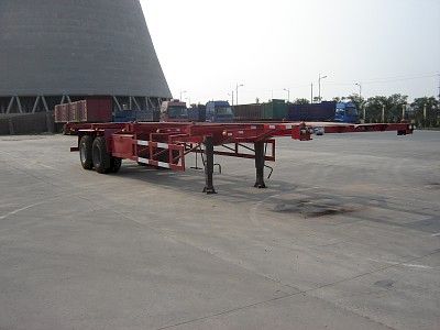 Jijun brand automobiles HJT9350TJZ Container transport semi-trailer