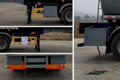 Chufeng  HQG9408GFW Tank transport semi-trailer for corrosive substances