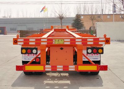 Xinwanrong brand automobiles CWR9400TJZE Container transport semi-trailer