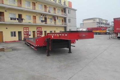 Huafeng  XZ9403TDP Low flatbed semi-trailer