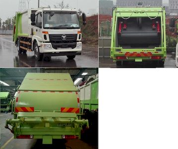 Foton  BJ5162ZYSE5H1 Compressed garbage truck